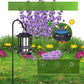 Farol Solar Exterior con Llama Parpadeante Mejorada, Luz Impermeable para Jardín