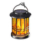 Farol Solar Exterior con Llama Parpadeante Mejorada, Luz Impermeable para Jardín