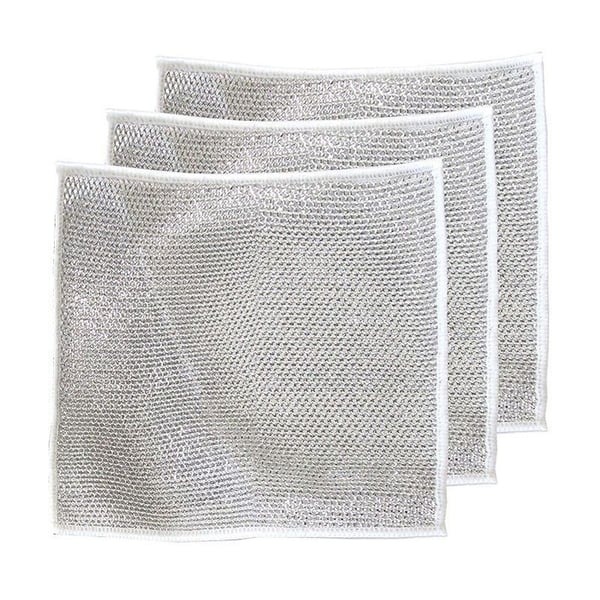 Trapos multiusos de alambre para fregar sin rayaduras para lavar platos