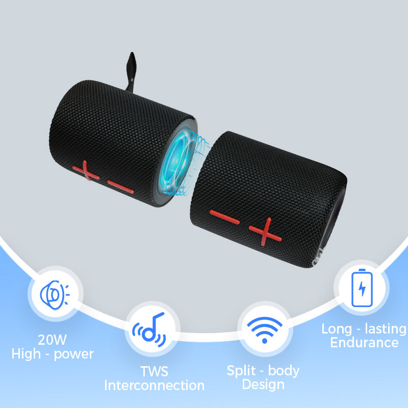 📢Tiempo limitado 50% de descuento📢2 en 1 Altavoz Bluetooth Magnético Dual Splittable💥