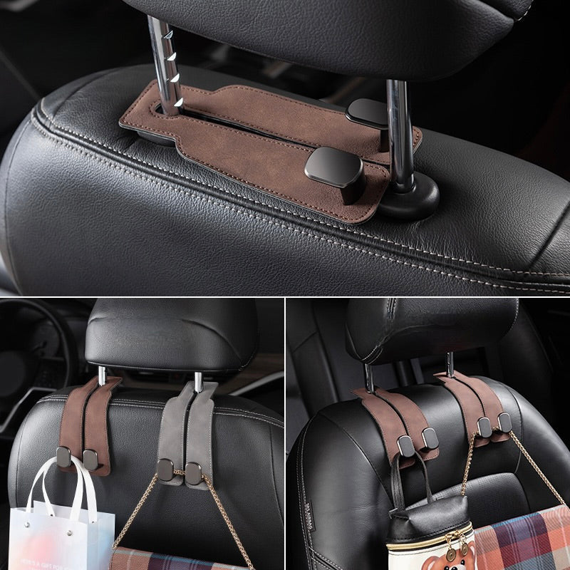 Gancho Doble para Respaldo de Asiento de Coche