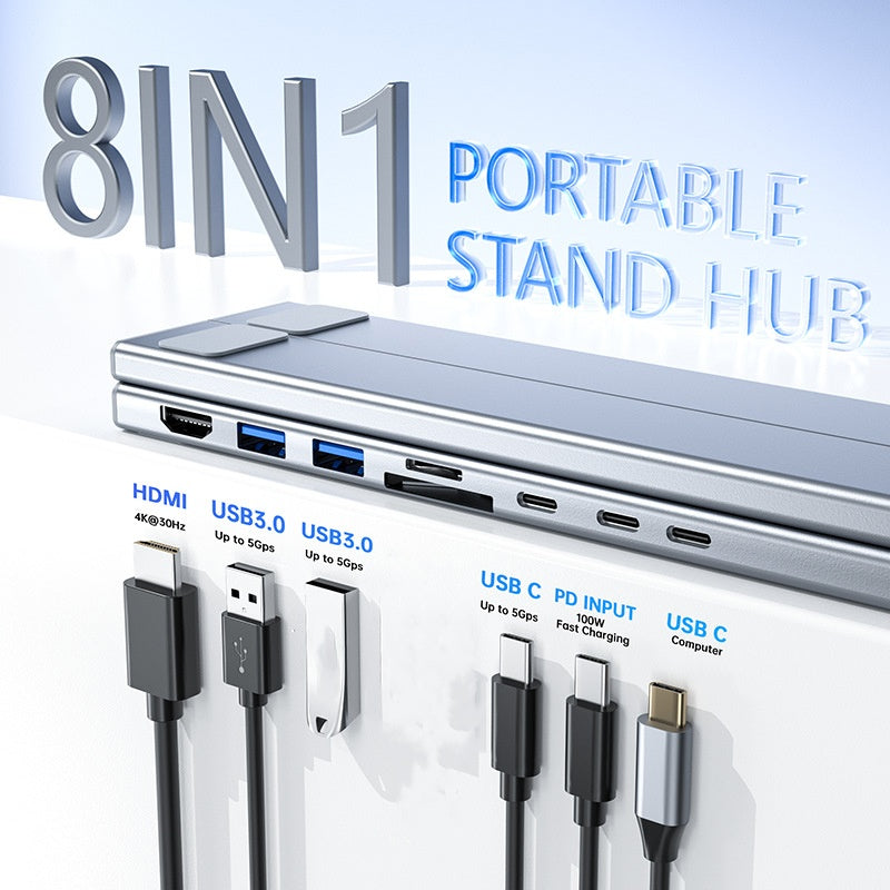 💥OFERTA💥CALIENTE Oferta limitada por tiempo limitado - Estación de acoplamiento USB-C Soporte para portátil con HDMI 4K