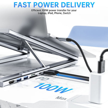 💥OFERTA💥CALIENTE Oferta limitada por tiempo limitado - Estación de acoplamiento USB-C Soporte para portátil con HDMI 4K