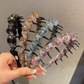 Diadema de strass con dientes para mujer
