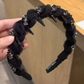 Diadema de strass con dientes para mujer