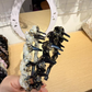 Diadema de strass con dientes para mujer
