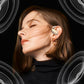 Auriculares inalámbricos de oreja abierta con pantalla LED