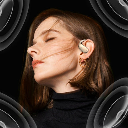 Auriculares inalámbricos de oreja abierta con pantalla LED