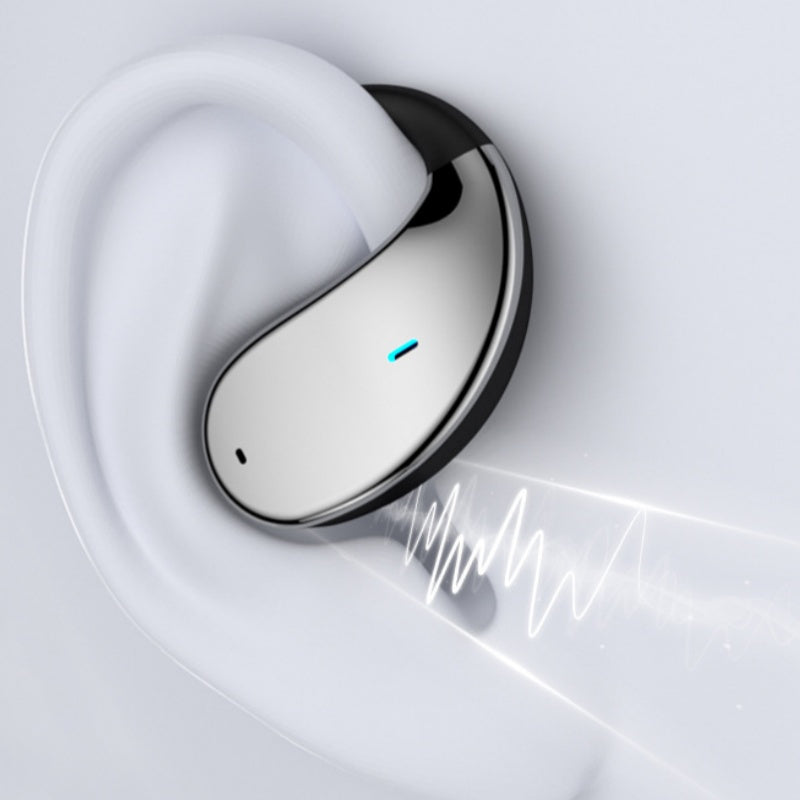 Auriculares inalámbricos de oreja abierta con pantalla LED