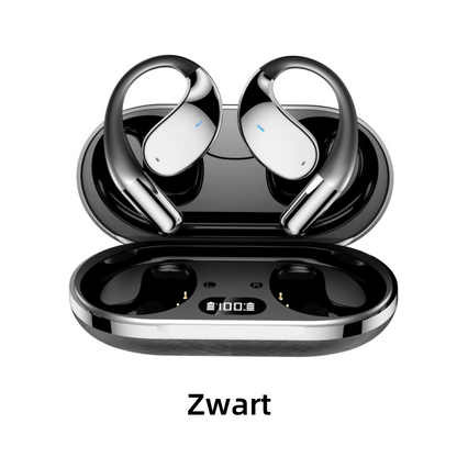 Auriculares inalámbricos de oreja abierta con pantalla LED