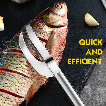 compra 2 lleva 1 Gratis? Cuchillo multiescamas de pescado 3 en 1