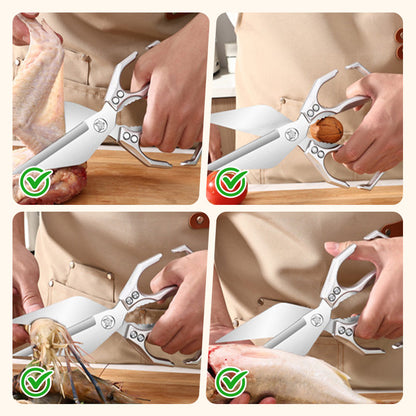Tijeras de cocina multifuncionales para uso intensivo