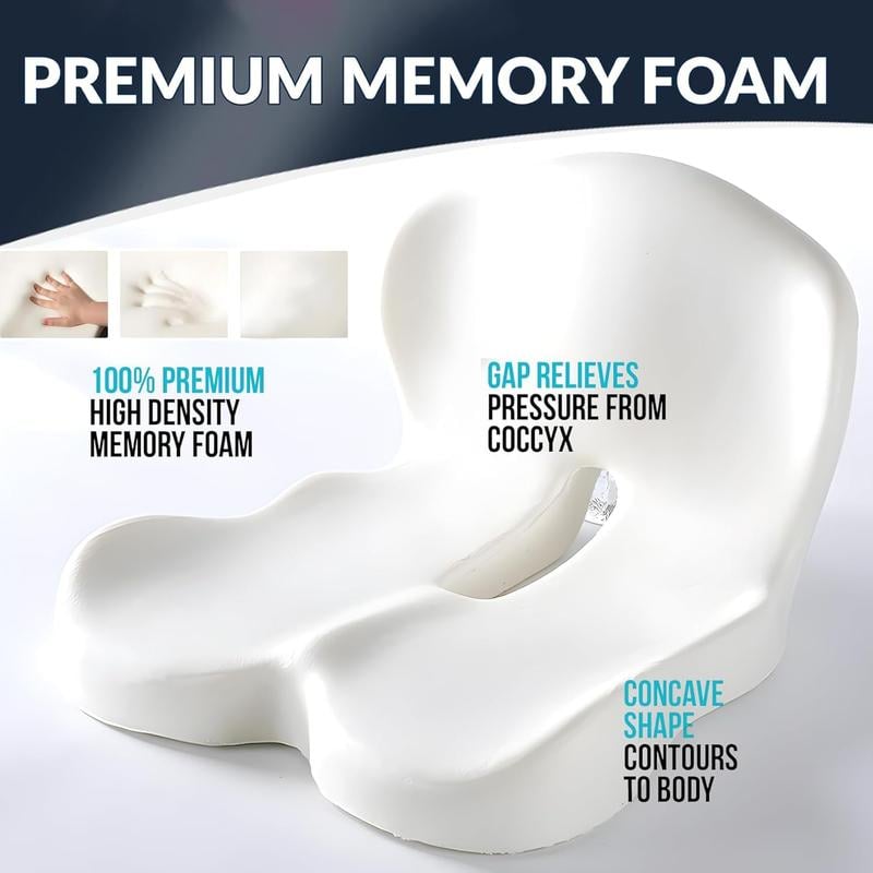 🎁50% DE DESCUENTO🔥Cojín de Asiento Antideslizante de Espuma Viscoelástica