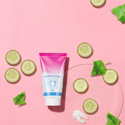 Crema depilatoria suave y refrescante