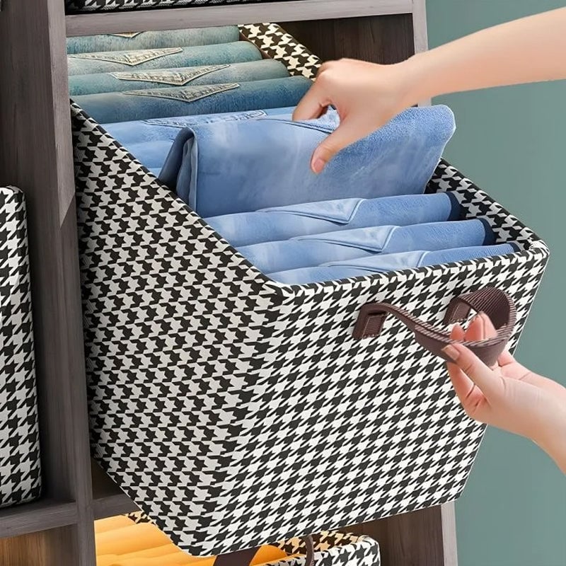 🎁¡ÚLTIMO DÍA COMPRA 2 Y LLÉVATE 1 GRATIS!⏳Organizador de jeans plegable para armario