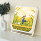 Caja de almacenamiento impermeable plegable y colgante para baño