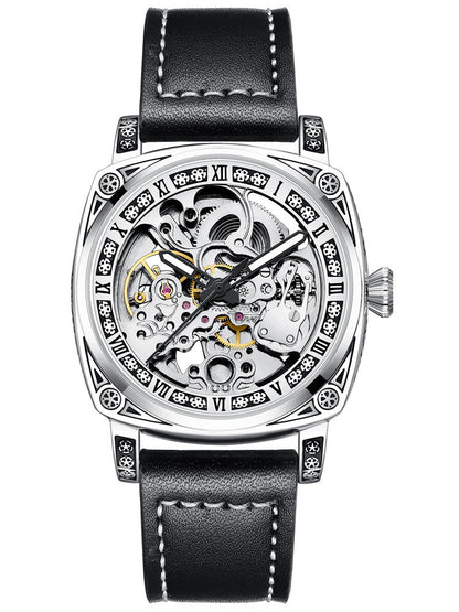 ⌚50% de descuento💥Un reloj mecánico grabado multifuncional