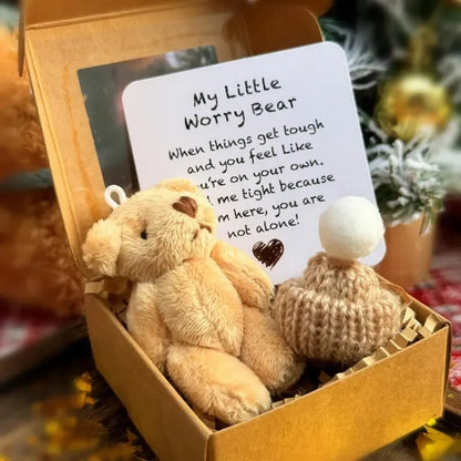 🐻Compre 2 y llévese 1 gratis🎁Mini osito de peluche hecho a mano en caja
