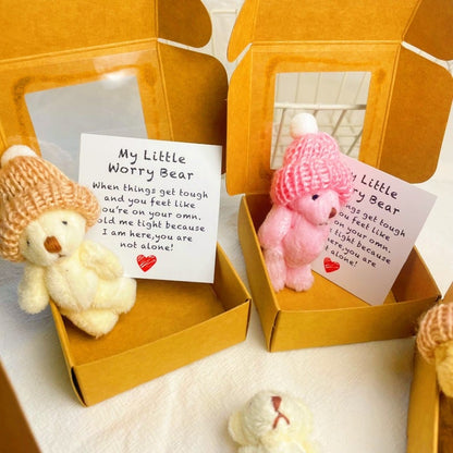 🐻Compre 2 y llévese 1 gratis🎁Mini osito de peluche hecho a mano en caja