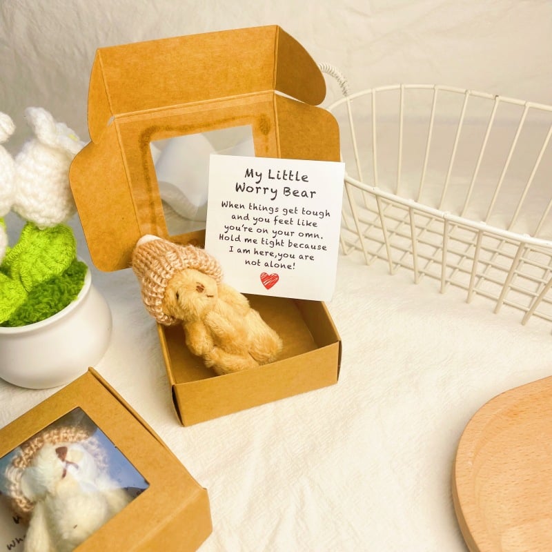 🐻Compre 2 y llévese 1 gratis🎁Mini osito de peluche hecho a mano en caja