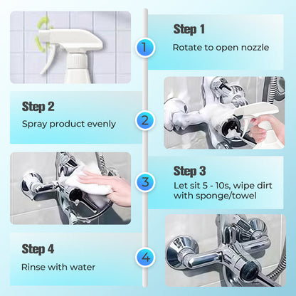 🚿 ¡COMPRA 2 LLEVA 3! ✨ Spray Antical para Baño - Elimina Sarro, Moho y Manchas de Jabón sin Frotar, Apto para Azulejos y Griferías 💦🧼