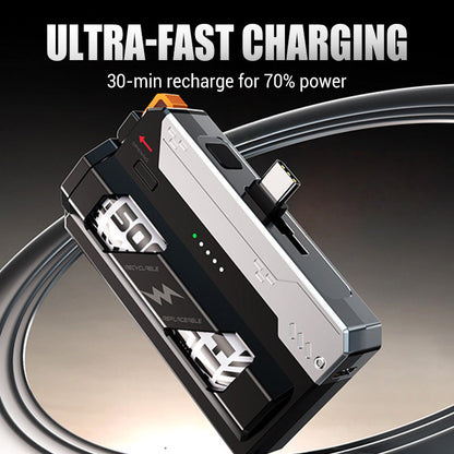 🔥LAST DAY PROMOTION - 50%OFF🔥Portable Power Bank con batería reemplazable