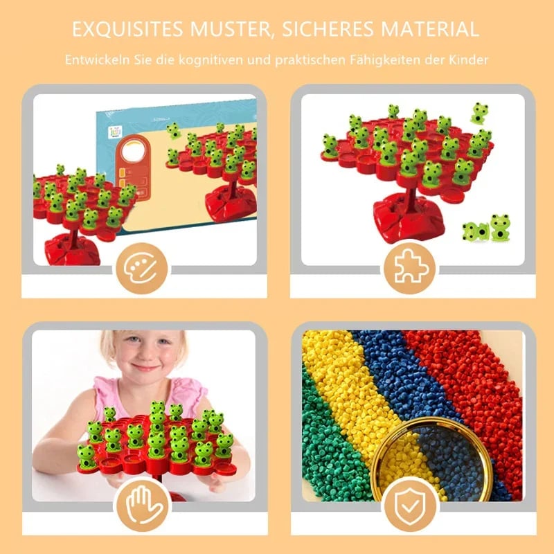 🥳Juego de equilibrio para las ranas