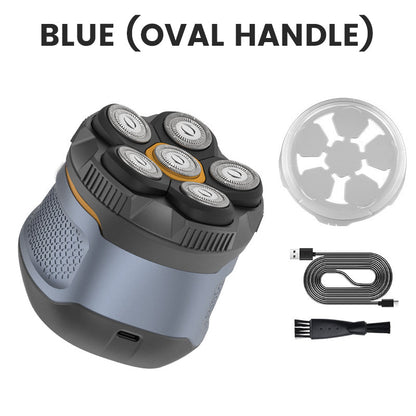 6D waterproof head shaver set