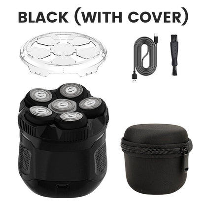 6D waterproof head shaver set