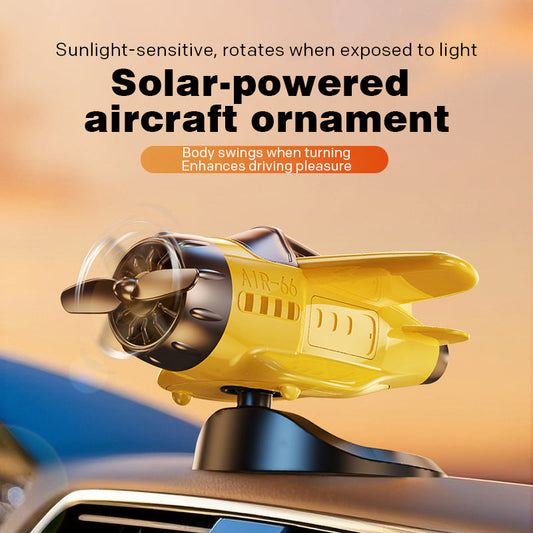 🔥Adornos solares para el coche con forma de avión