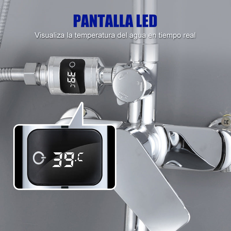 Termómetro de Ducha con LED de Alta Precisión