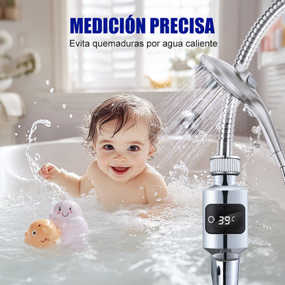 Termómetro de Ducha con LED de Alta Precisión