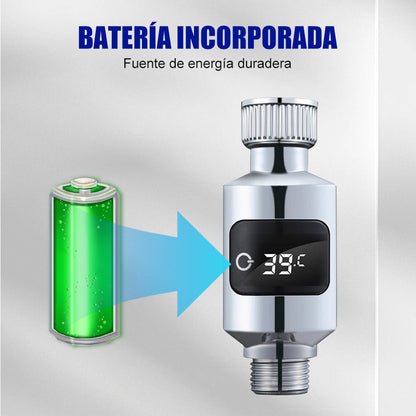 Termómetro de Ducha con LED de Alta Precisión