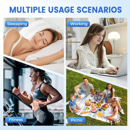 Mini Ventilador Enchufable Flexible