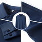 [El mejor regalo para él] Camisa de terciopelo artificial cálida y sin arrugas para hombre en negocios