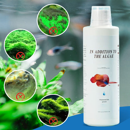 Purificador de agua para acuarios - Nitrificante bacteriano y eliminador de algas