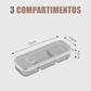 Contenedor de Alimentos Reutilizable con Divisiones