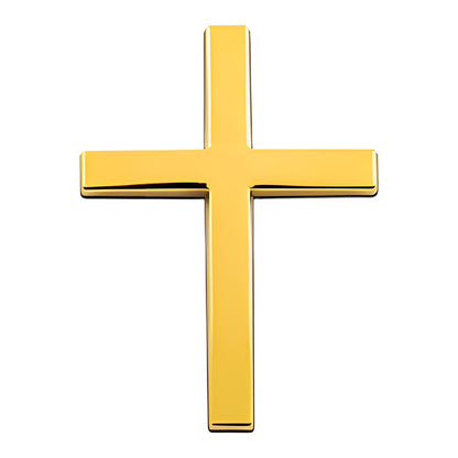💥 ¡COMPRA 1 Y LLÉVATE 1 GRATIS! 🚗✝️ Pegatinas metálicas con la cruz de Jesucristo: cubiertas autoadhesivas en 3D para arañazos en el coche 🌟