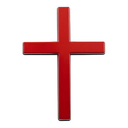 💥 ¡COMPRA 1 Y LLÉVATE 1 GRATIS! 🚗✝️ Pegatinas metálicas con la cruz de Jesucristo: cubiertas autoadhesivas en 3D para arañazos en el coche 🌟