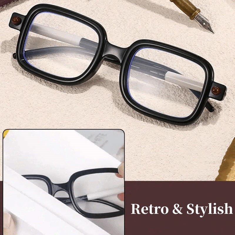 Gafas Cuadradas de Sol de Estilo Retro con Protección UV400