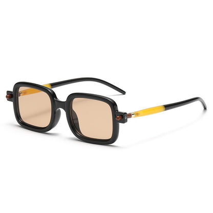 Gafas Cuadradas de Sol de Estilo Retro con Protección UV400