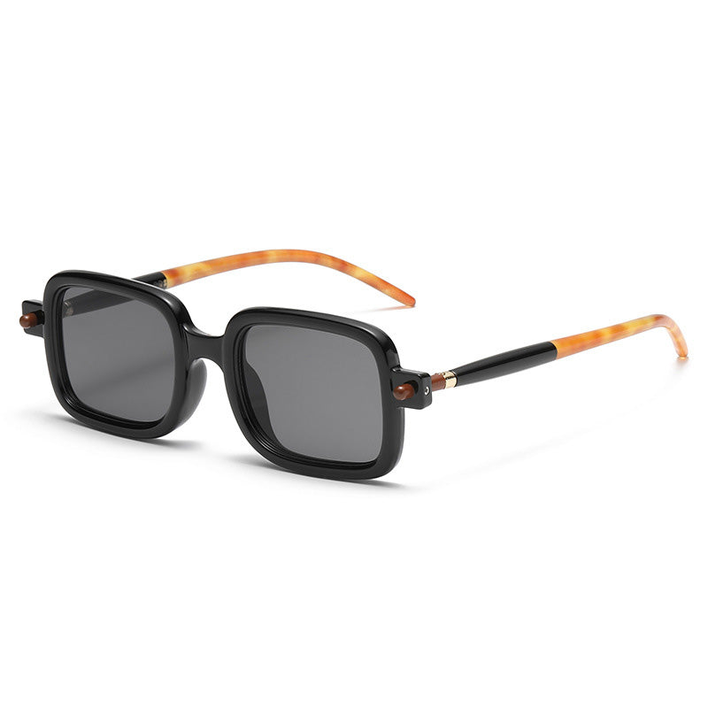 Retro Square Sunglasses with UV400 Protection