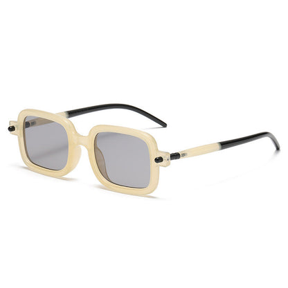 Retro Square Sunglasses with UV400 Protection