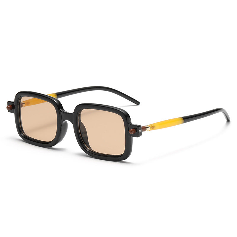 Retro Square Sunglasses with UV400 Protection