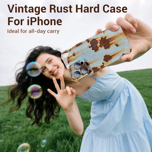 Funda rígida vintage para iPhone