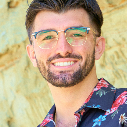 Gafas con Media Montura de Moda