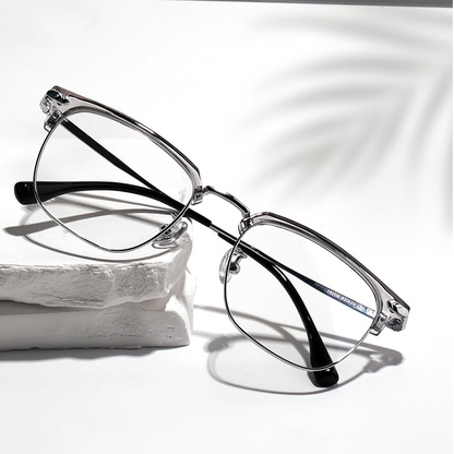 Gafas con Media Montura de Moda