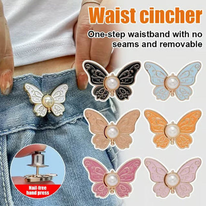 Hebilla de Cintura Ajustable con Mariposa Desmontable