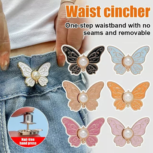 Hebilla de Cintura Ajustable con Mariposa Desmontable