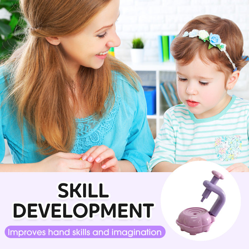 Kit de juguete para hacer ramos de flores DIY para niños